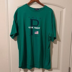 Polo by Ralph Lauren Teal Graphic Tee